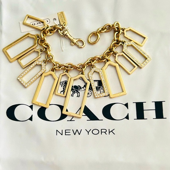 RARE Coach Charm Bracelet - Picture 6 of 16